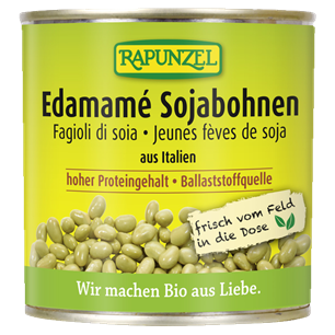 Soja edamame w zalewie bio 200 g (130 g) (puszka) - rapunzel