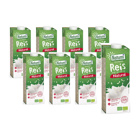Glutenfreies Reisgetränk ohne Zuckerzusatz BIO 1 l